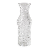 Vase en verre pressé du milieu du siècle par Václav Hanuš : décor rétro tchèque