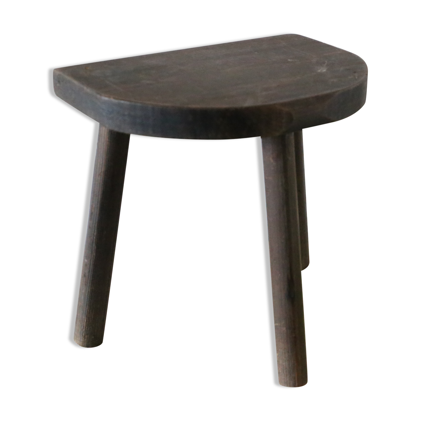 Farm tripod stool, rustic, vintage