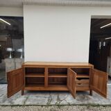 Maison Regain sideboard in Elm with 3 vintage doors