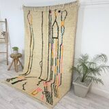 Handmade wool berber rug 260 x 160 cm