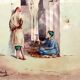 MOULY painting – Watercolor and pencil – Orientalist, 1906 – High quality!