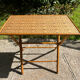 Table pliante en bambou