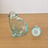 Vintage glass cat bottle