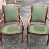 Pair of catering armchairs