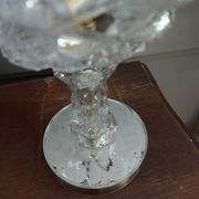 Lampe diamant en verre transparent