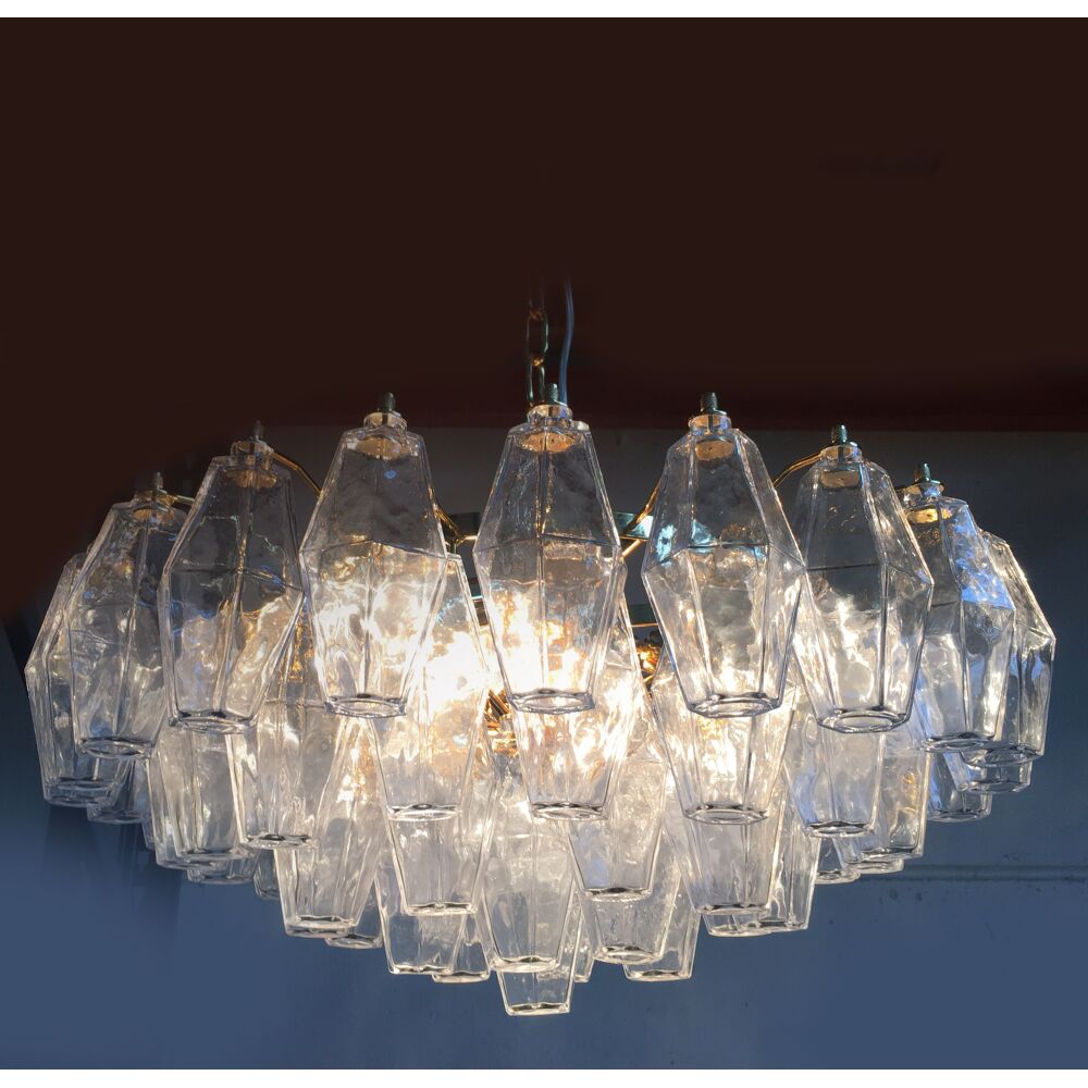 Impressive Murano Glass Sputnik Chandelier poliedro