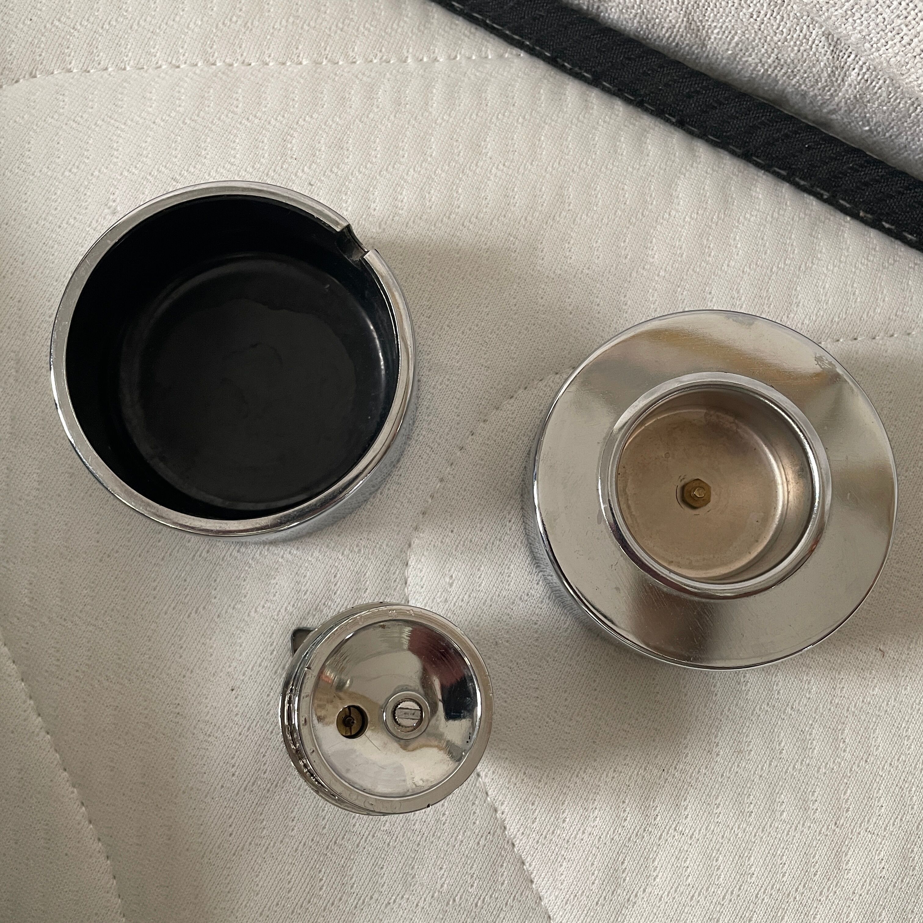 Ashtray Isamu Kenmochi lighter pencil holder vintage design 1970 70