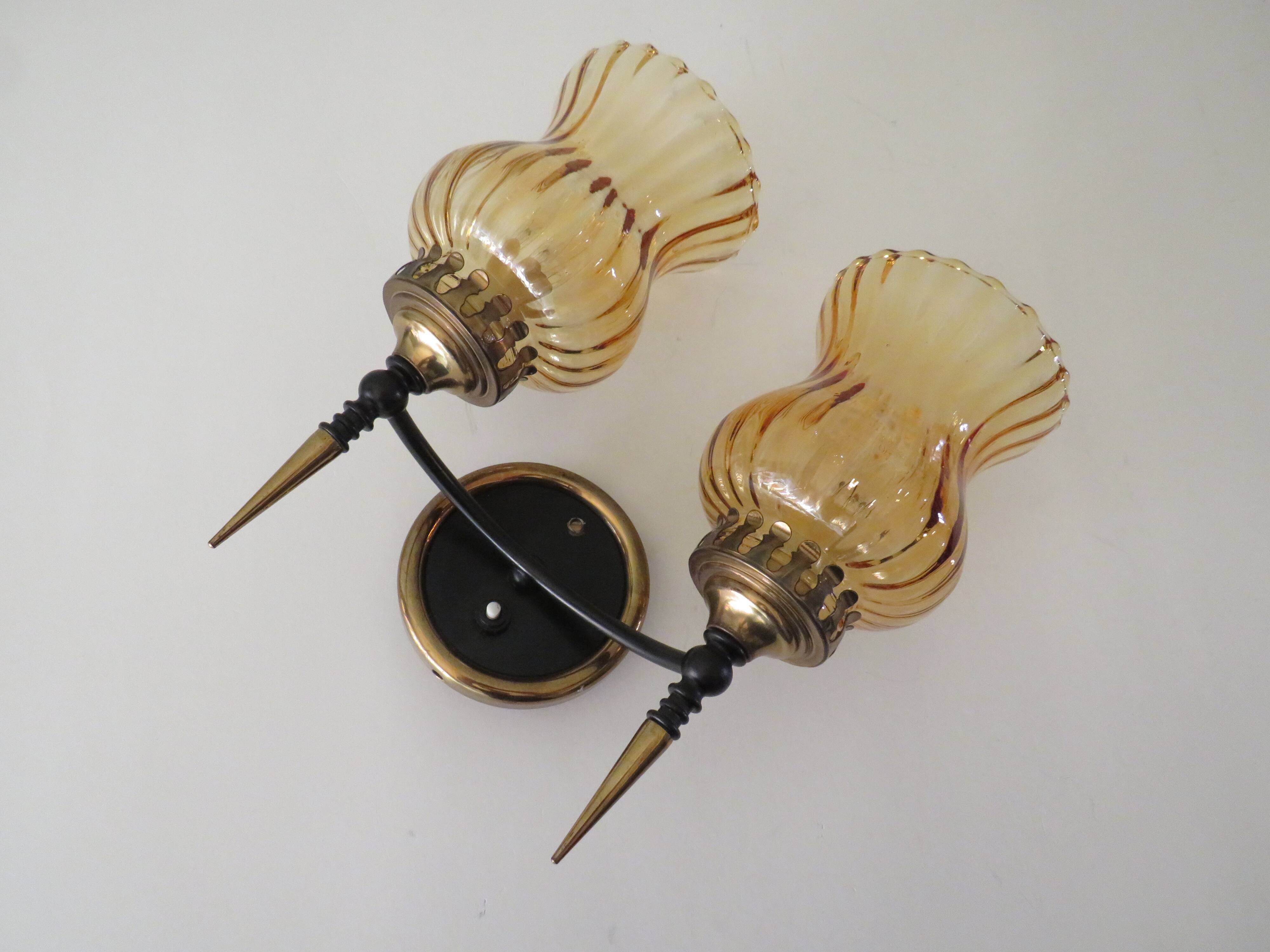 Italian wall lamp from the 1950s