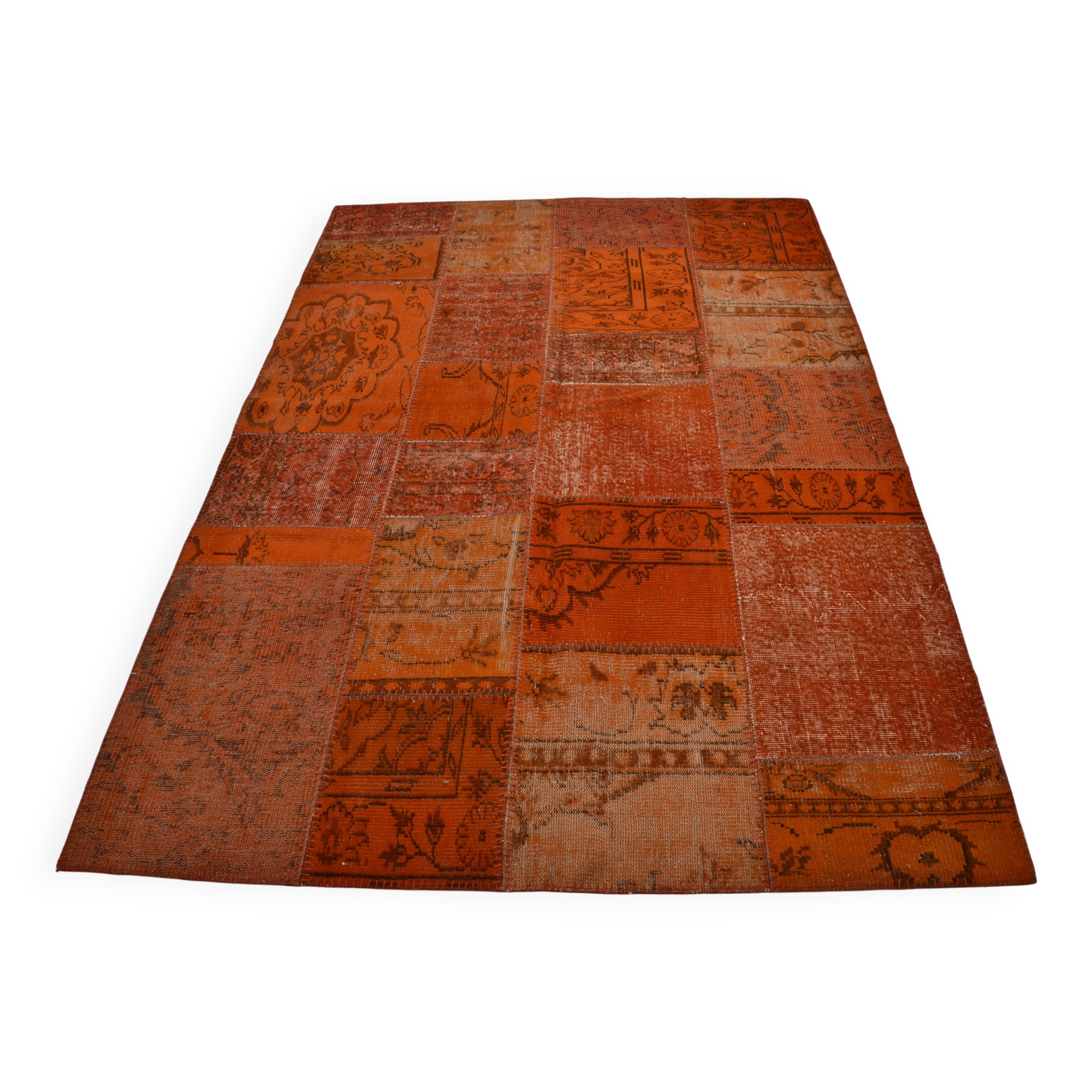 Orange Decorative Vintage Carpet sku 3038