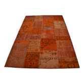 Orange Decorative Vintage Carpet sku 3038
