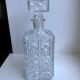 70s glass whiksy decanter