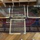 Glass and chrome coffee tables