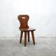 Chaise vintage en bois