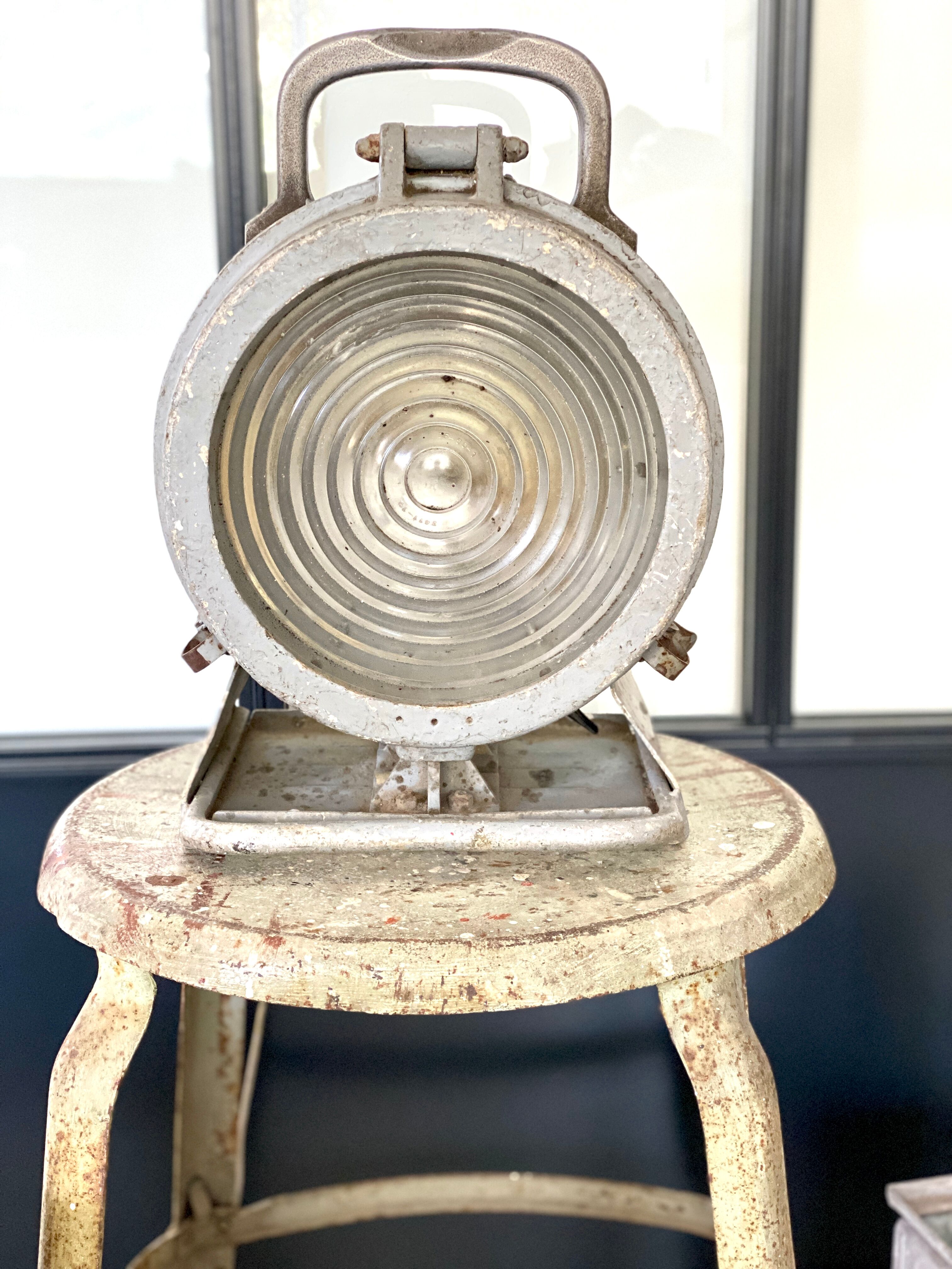 Ancienne lampe SNCF vintage