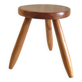 Tabouret tripode en pin massif - mid. XXeme