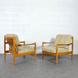 Pair of scandinavian armchairs 1960