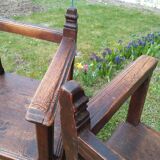 Chaises à bras Renaissance fin 16e debut 17eme siècle