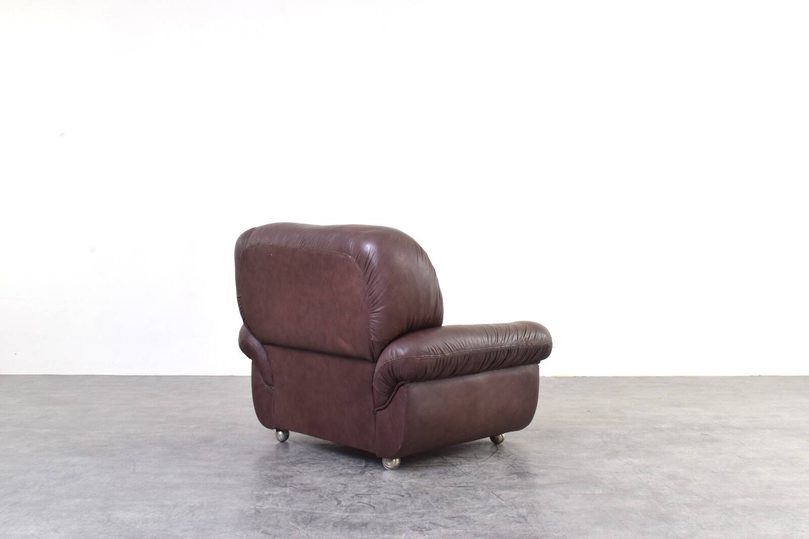 Mid-Century Italian Lounge Chairs, 1970s, Set of 2.