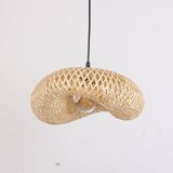 Bamboo Pendant Light, Bamboo Light Fixture, Hanging Lamp
