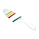 Colorful vintage ceramic pie shovel