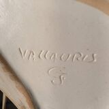 Faux-Wood Desk Lamp by Grand-Jean Jourdan for Vallauris, 1950s