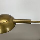 Large Modernist 60cm Table Lamp in Brass and Metal by Florian Schulz, Germany, 1970s