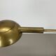 Large Modernist 60cm Table Lamp in Brass and Metal by Florian Schulz, Germany, 1970s
