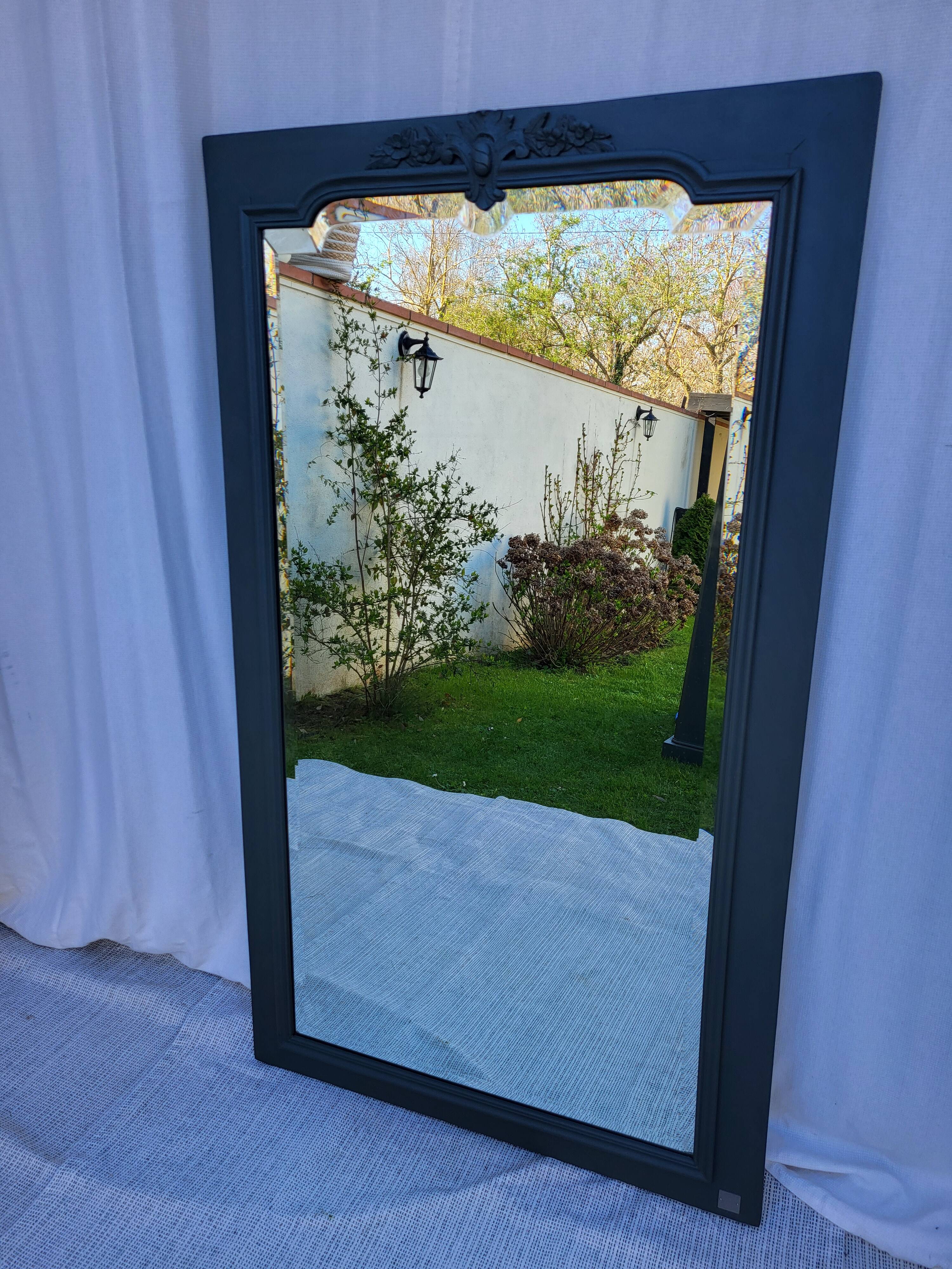 Antique beveled mirror