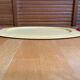 Vintage Yellow Lacquered Metal Tray with Red Plastic Handles