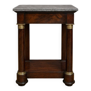 Console en acajou et - empire