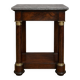 Console in mahogany and marble from the Empire period.