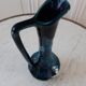 Fat Lava blue ceramic vase 60s