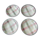 Set of 4 Digoin Sarreguemines soup plates