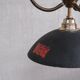 Antique english swan neck mercury glass pendant light/chandelier
