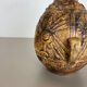 Fat lava pottery "maya tiki" vase by jasba ceramics, germany, 1970s