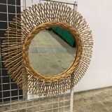 POP UP CHRISTMAS 2022 - Round rattan mirror