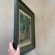 Tableau ancien, huile sur carton