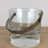 Crystal ice bucket by Vicke Lindstrand for Kosta Sweden, Pippi model