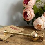 Soliflore, brass vase