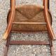 Rustic straw armchair