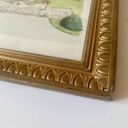 Illustration « jardin à la française « sous verre