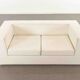 Throw Away sofa by Willie Landels for Zanotta 1965 in white vinyl