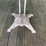 Old cast iron art-deco garden table