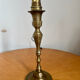Golden brass candle holder lamp
