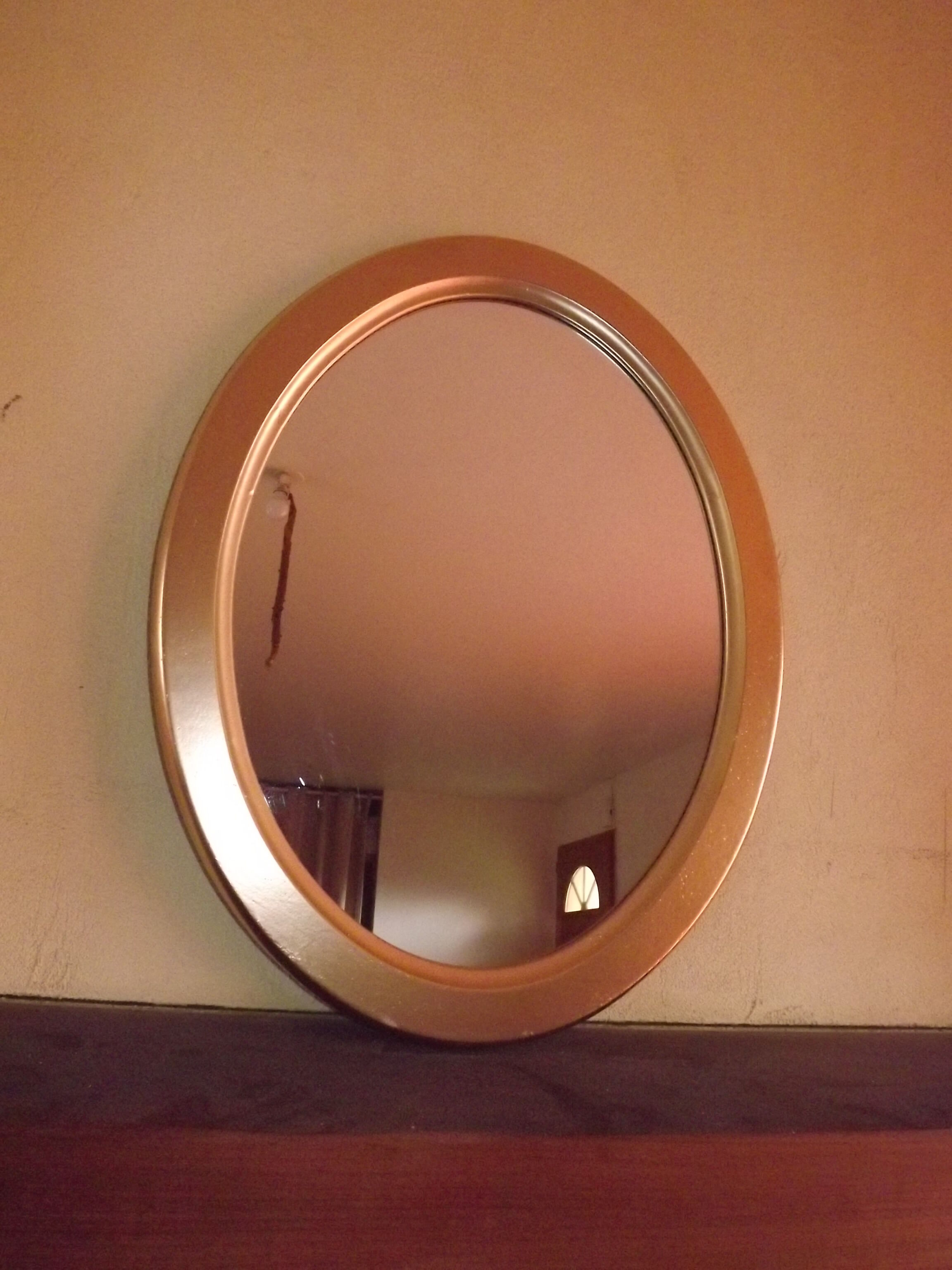Gold wood mirror  47x60cm