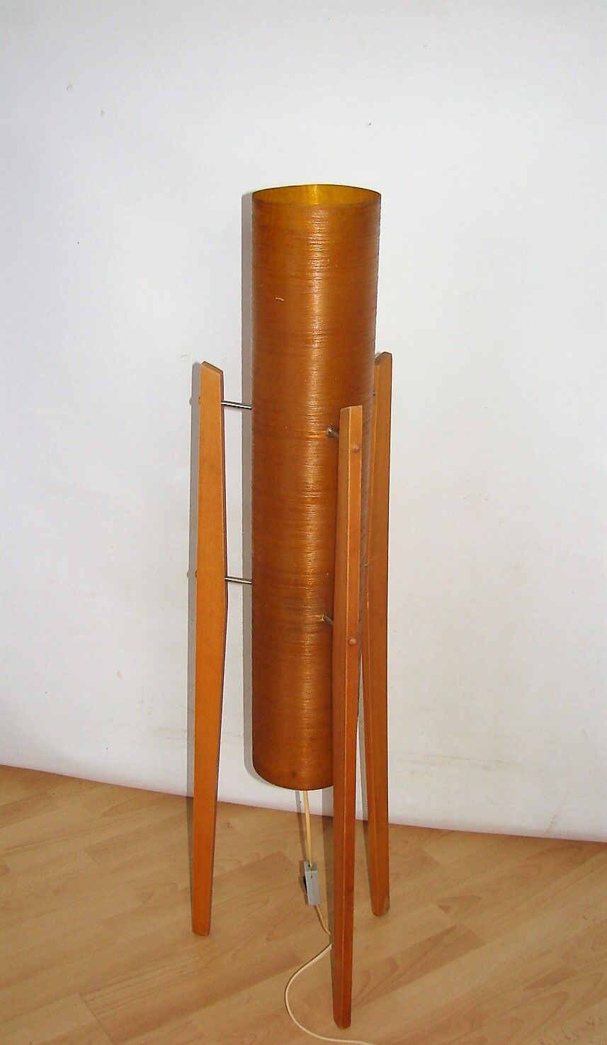 Novoplast serd rocket floor lamp, czechoslovakia 1960s.