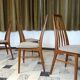 Eva teak chairs from Koefoed Møbelfabrik, set of 4