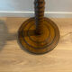 Vintage reading lamp in turned wood, Charles Dudouyt style with t