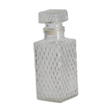 Old glass whiskey decanter