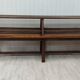Farmhouse table 3m60 extendable solid oak and its two benches